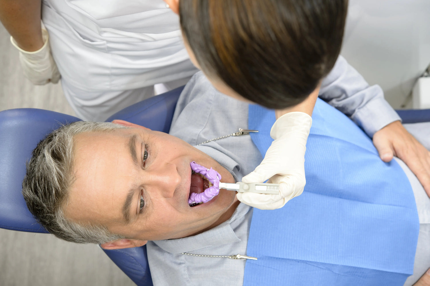 Checking up for his mouth