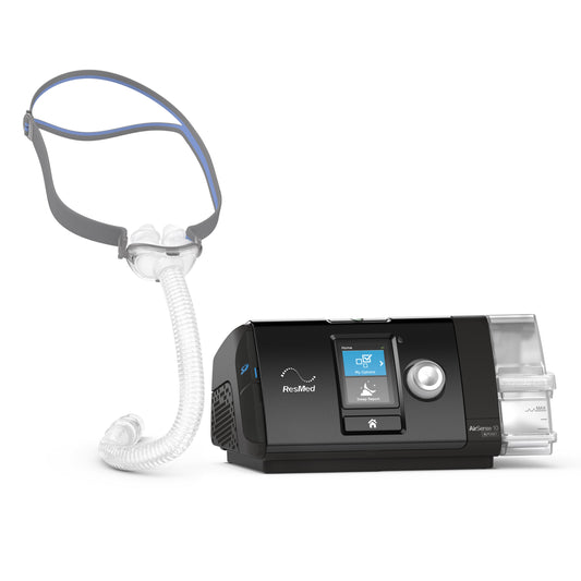 The ResMed AirSense 10 AutoSet CPAP Machine with P10 Mask