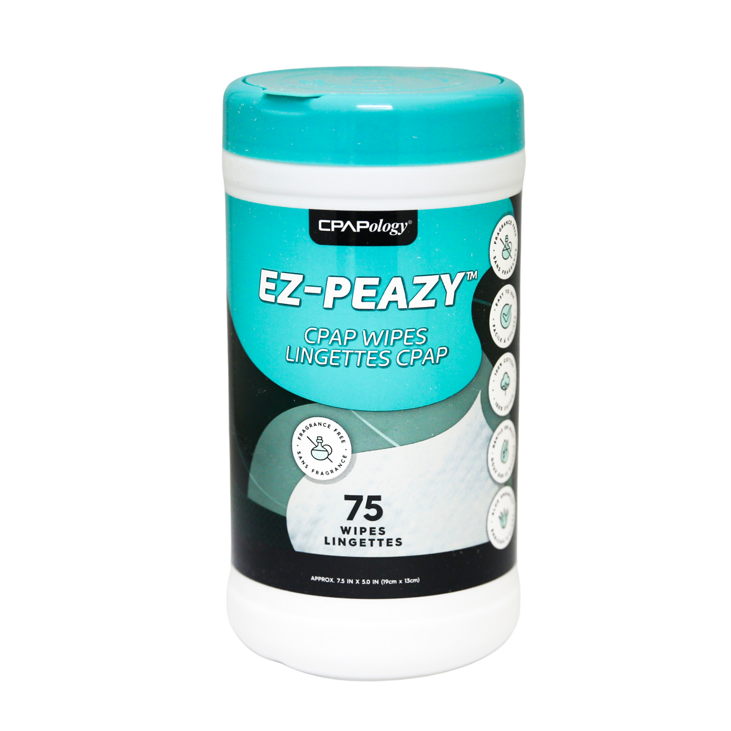 The CPAPology EZ-Peazy CPAP Wipes