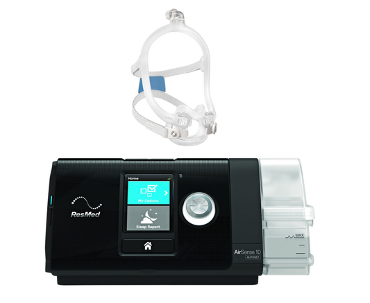 The ResMed AirSense 10 AutoSet CPAP Machine with F30i Mask