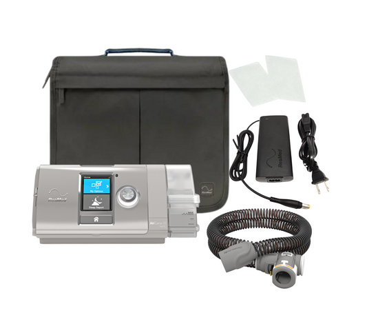 AirCurve 10 VAuto BiLevel Machine with its complete accessories