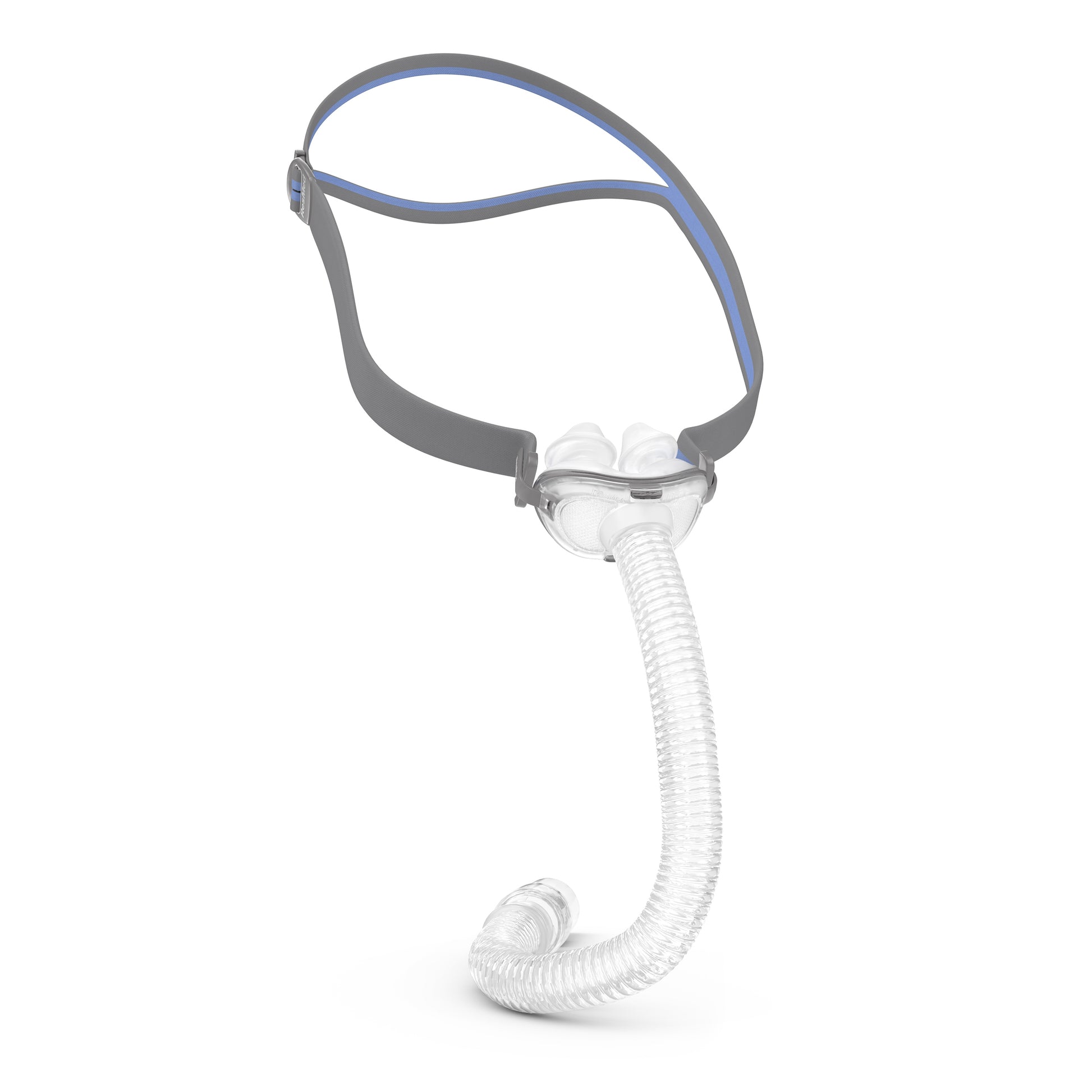 The front view of AirFit P10 Nasal Pillow CPAP Mask