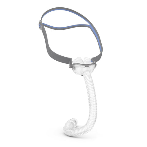 The front view of AirFit P10 Nasal Pillow CPAP Mask