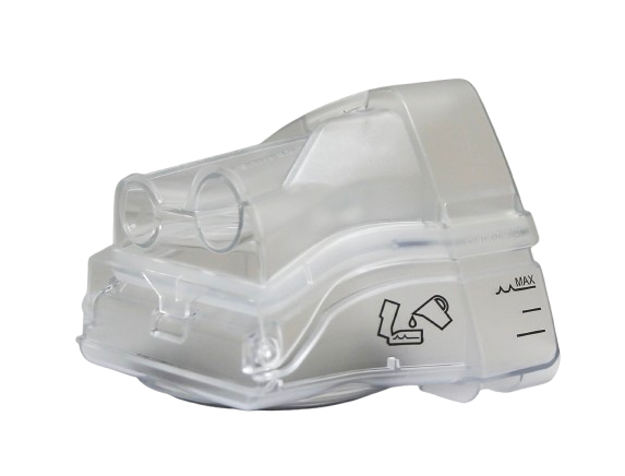 The side view of HumidAir Standard Tub for AirSense 10 and AirCurve 10 by ResMed