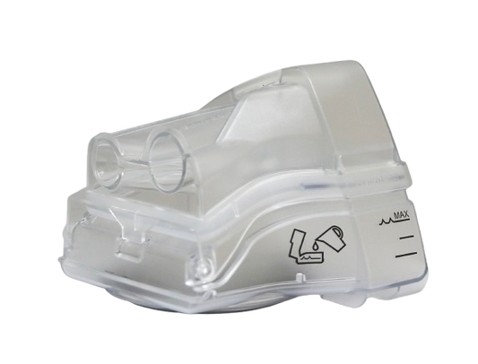 The side view of HumidAir Standard Tub for AirSense 10 and AirCurve 10 by ResMed