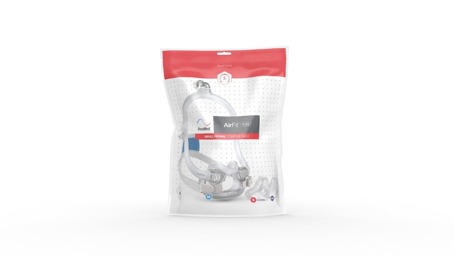 Packaging Pouch of AirFit F30i Full Face CPAP Mask, small size