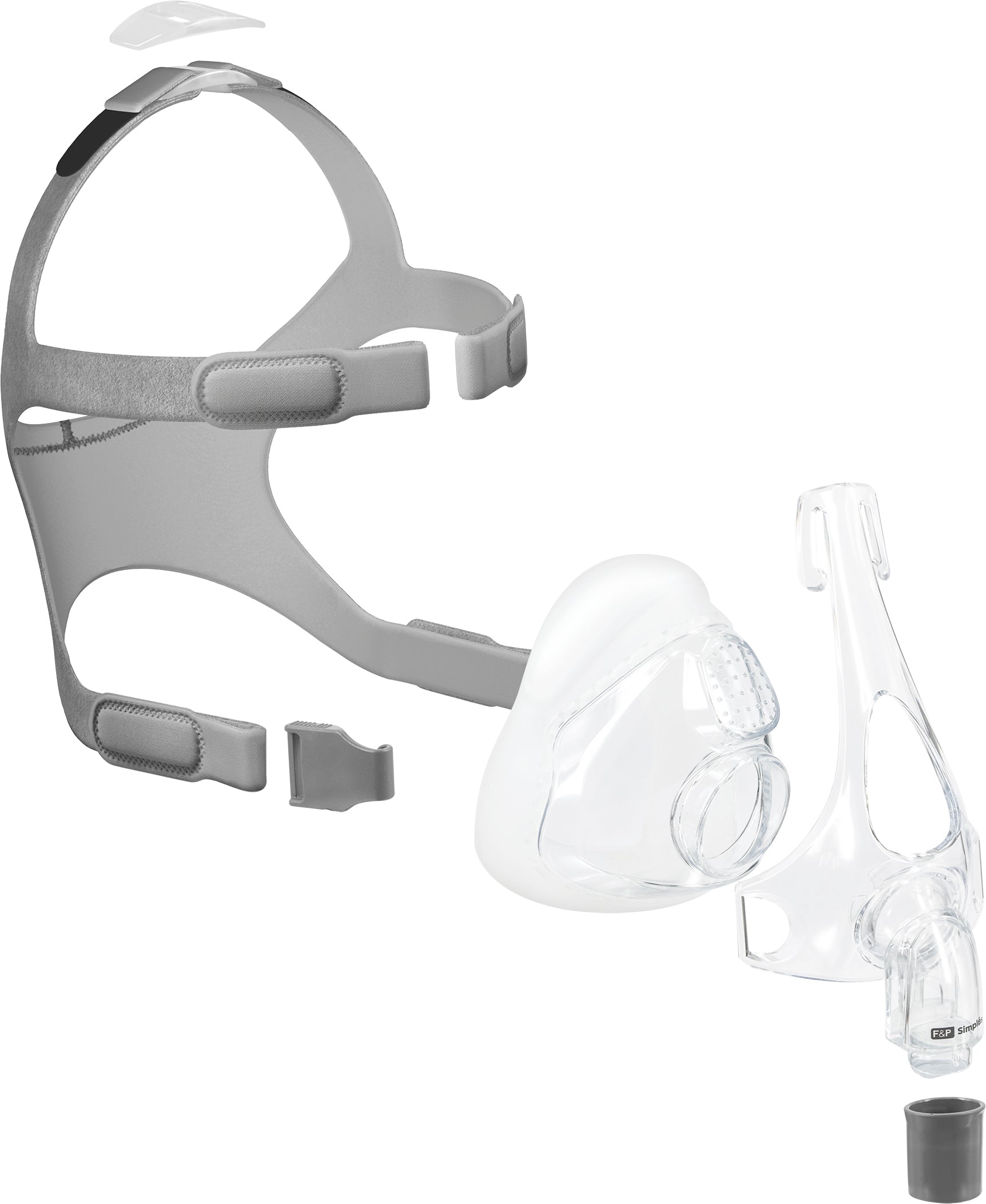 The Simplus Full Face Mask Exploded View