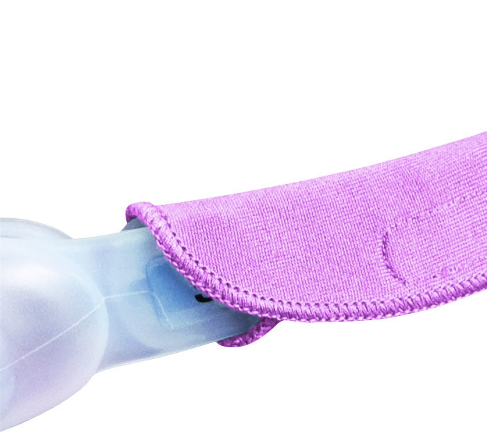 a close up image of Swift FX For Her Nasal Pillow CPAP Mask