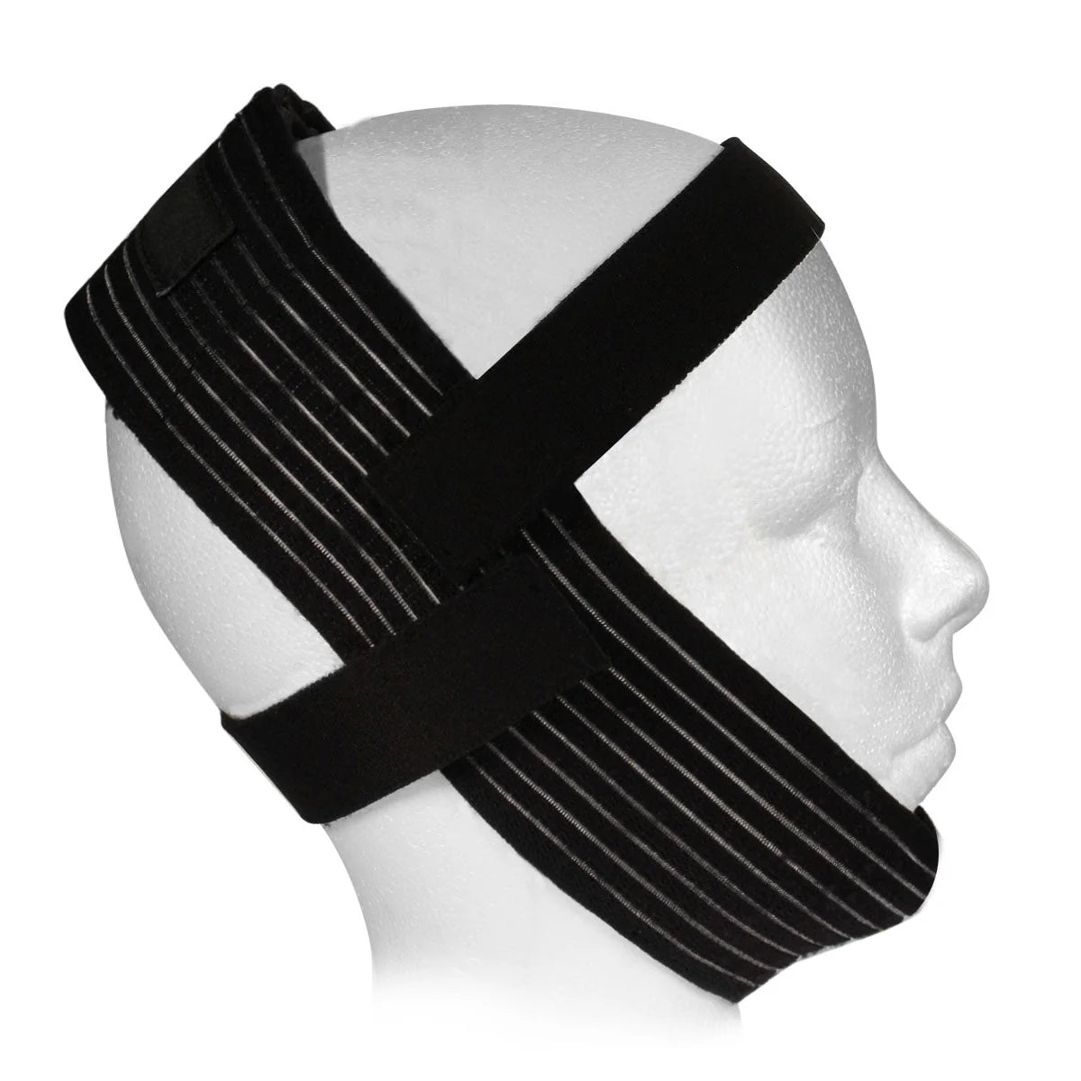 The Morpheus Premium Chinstrap as seen wearing by a mannequin