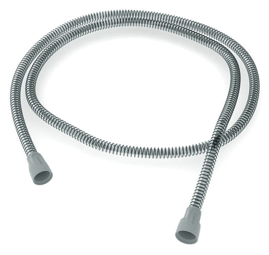 The SlimLine Tubing for ResMed CPAP Machines - A coiled, flexible tubing with connectors, likely made of PVC or a similar material, used for ResMed CPAP machines.