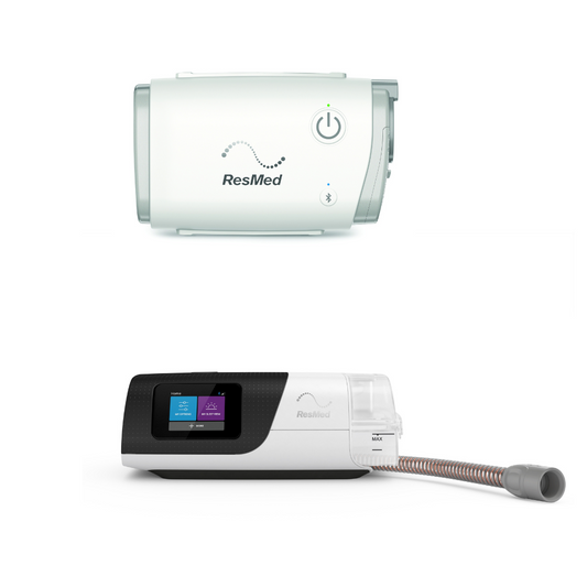 Airsense 11 Autoset CPAP Machine with Humidifier and Tubing + Airmini Autoset Travel CPAP Machine