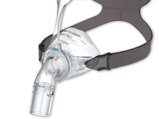 front close up shot of CARA Nasal CPAP Mask