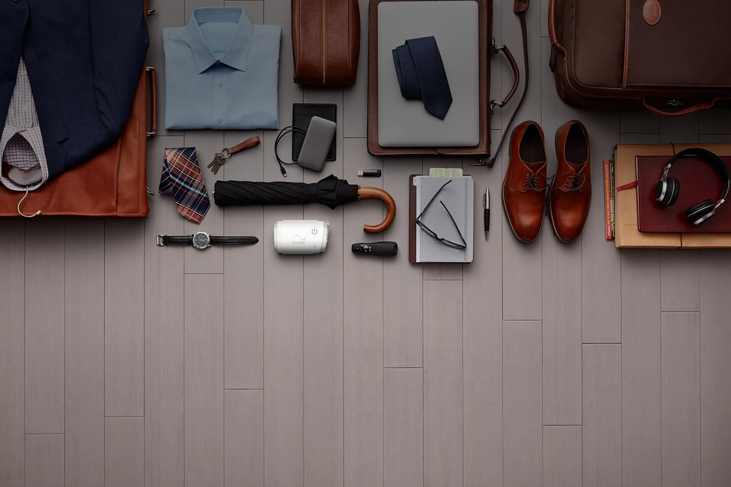 CPAP Machine with lots of casual things