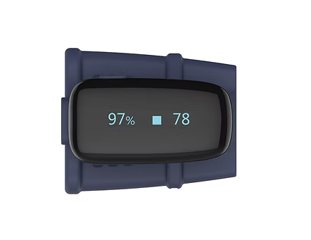 Digital display of VSAT  with percentages on a white background