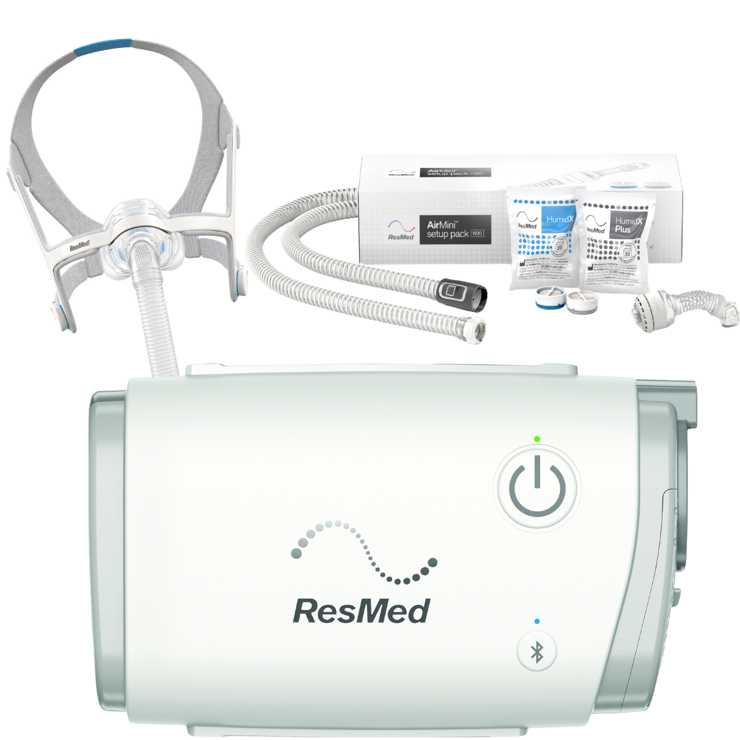 Airmini Autoset Travel CPAP Machine + AirMini N20 Nasal Mask & Set-up Pack