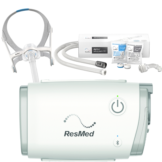 Pack d'installation de la machine CPAP de voyage Airmini Autoset + masque facial complet AirMini F20
